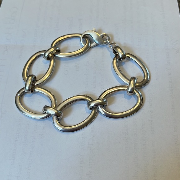 Sterling Silver Link bracelet - Picture 2 of 3